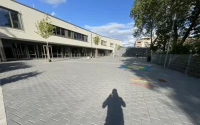 Der Förderverein lässt den Schulhof in neuem Glanz erstrahlen