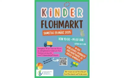 🎉 Kinderflohmarkt am 29. März 2025 – Jetzt dabei sein!